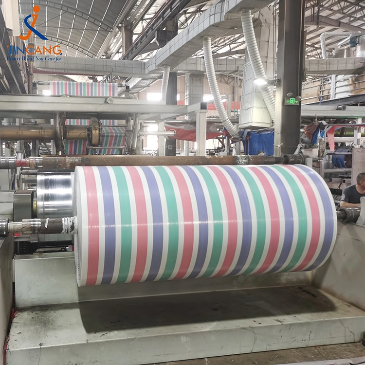 110 GSM strippe Pe Tarpaulin Roll