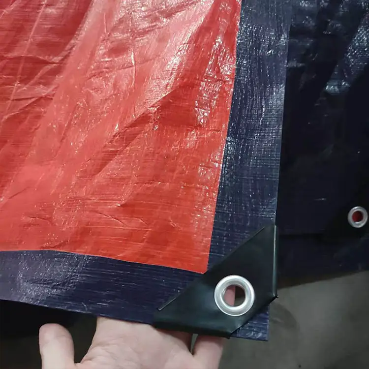 150GSM လိမ်မော်ရောင် Tarpaulin Roll Roll