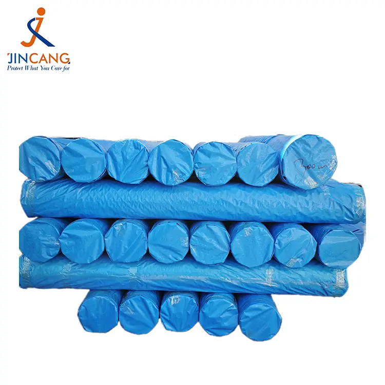 160g အပြာ Pe Tarpaulin Roll Roll