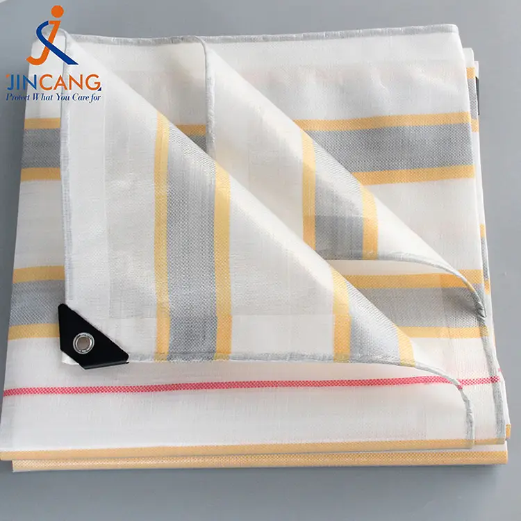 180 ဂရမ်ရွှေ - အချပ်ငွေ pe tarpaulin