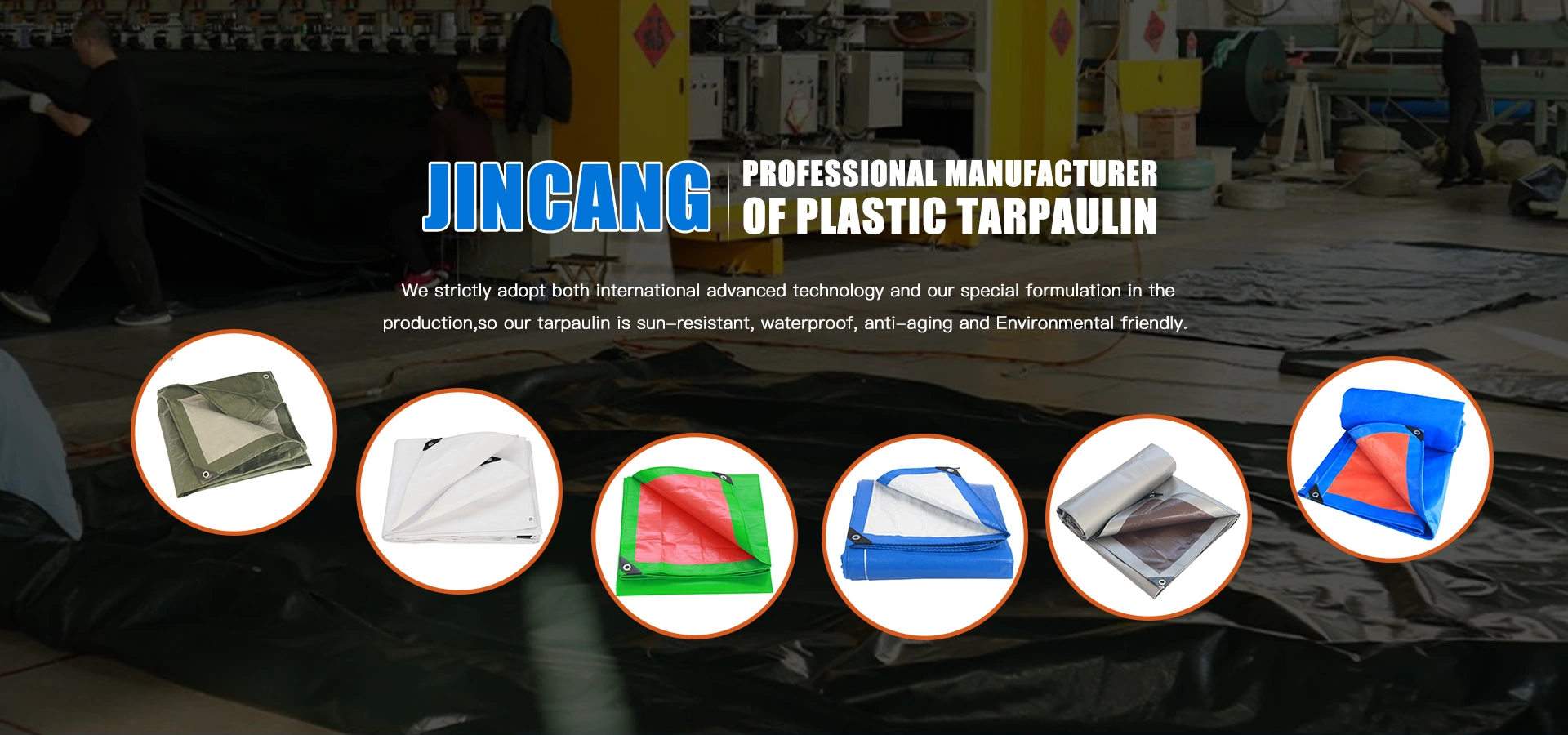 တရုတ်ပလတ်စတစ် Tarpaulins တရုတ်ပလတ်စတစ် Tarpaulins