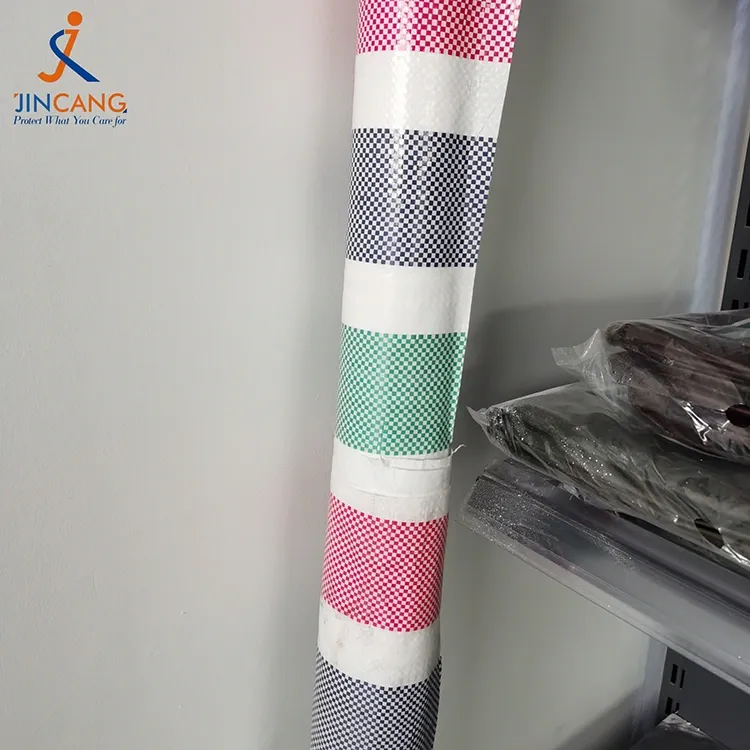 90 GSM strippe tarpaulin လိပ်