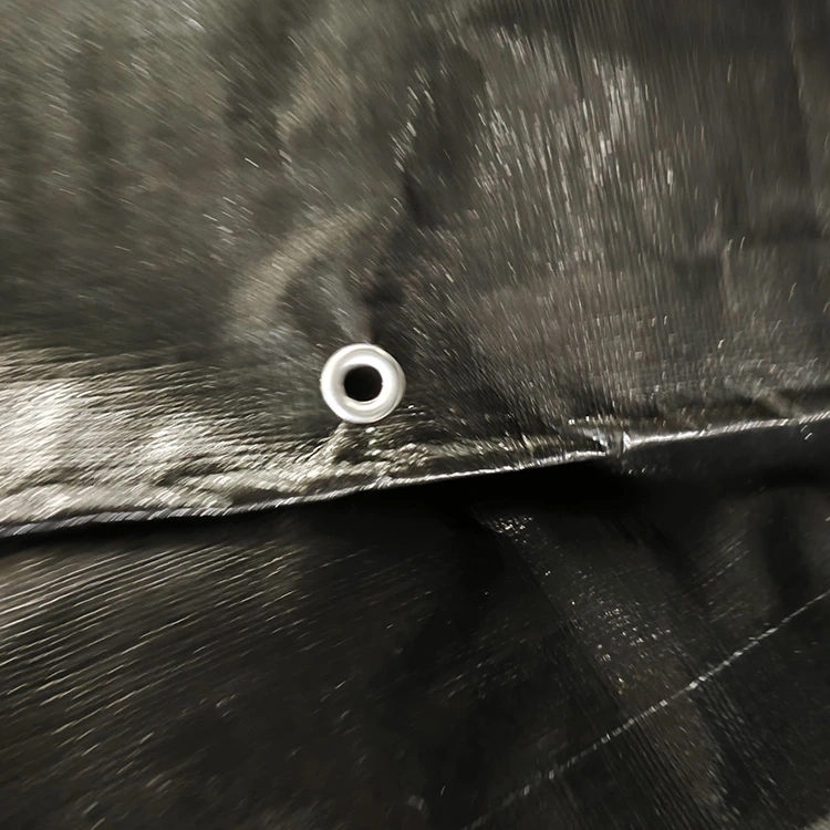 Black 200GSM PE Tarpaulin