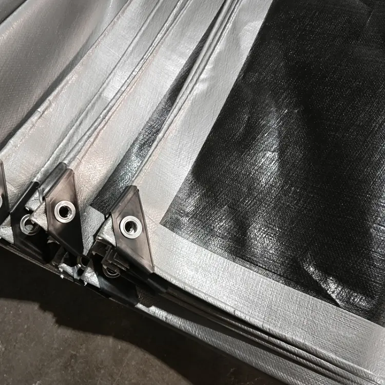 အနက်ရောင်ငွေ 240 ဗာဂျင်း Pe Tarpaulin