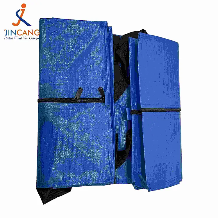 မိုးသည်းထန်စွာတာဝန် PE ယက်ကြိုး storage storage အိတ်များ