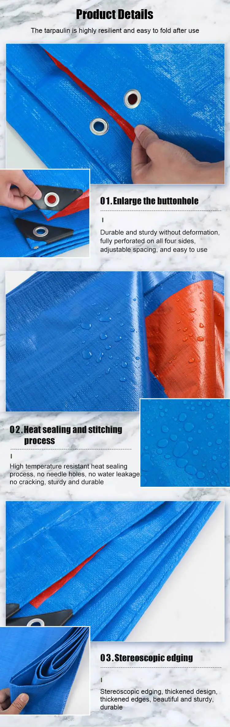 140g Green PE Tarpaulin