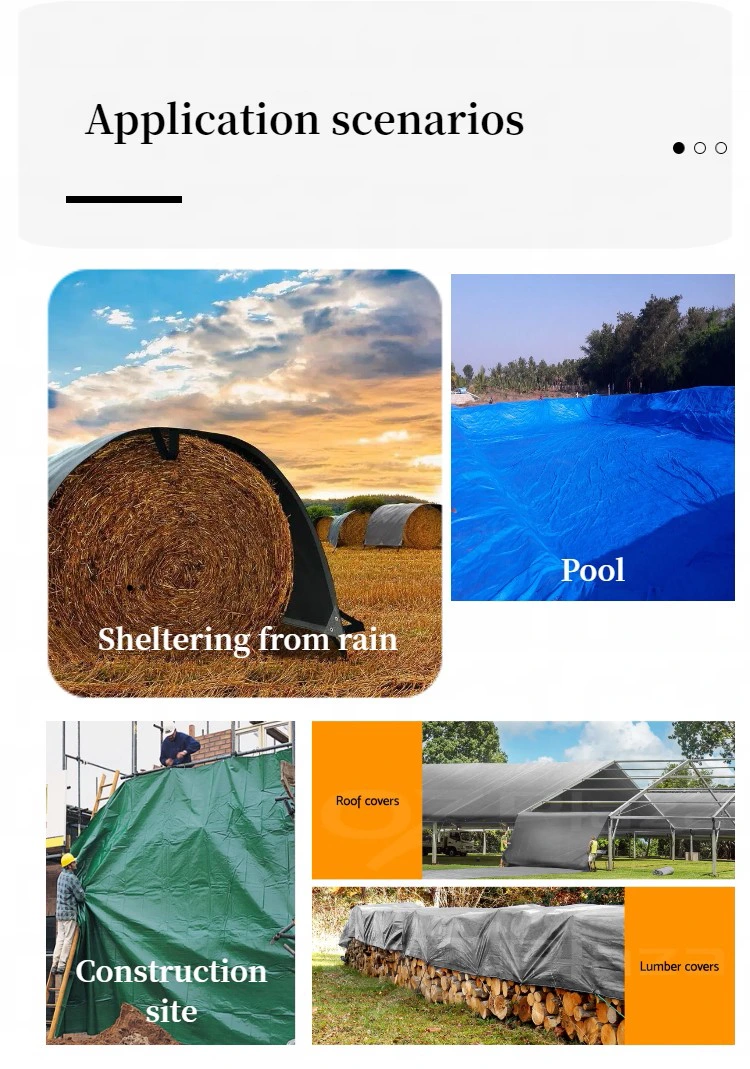 160g Blue PE Tarpaulin